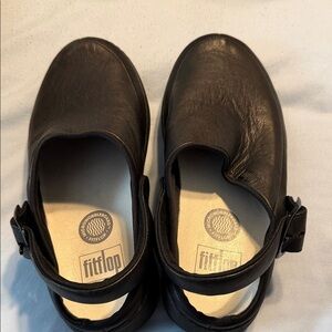 FitFlop Black Clog Slip-Ons